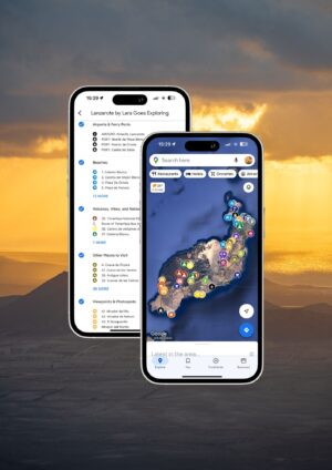 The Canary Islands: Lanzarote Google Maps Pinpoints